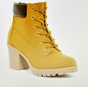 Ziginy Lace-Up Work Boots